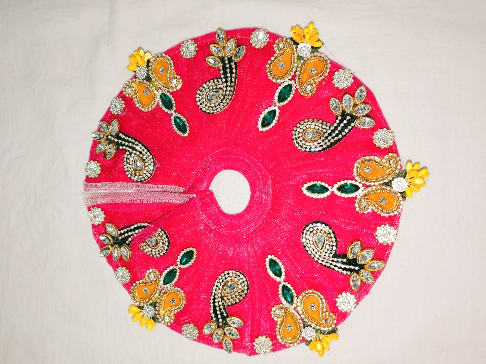 ❤️ Keshav Shringar – Maroon Glory Edition| size 4 no. (With Pagdi) - Image 2